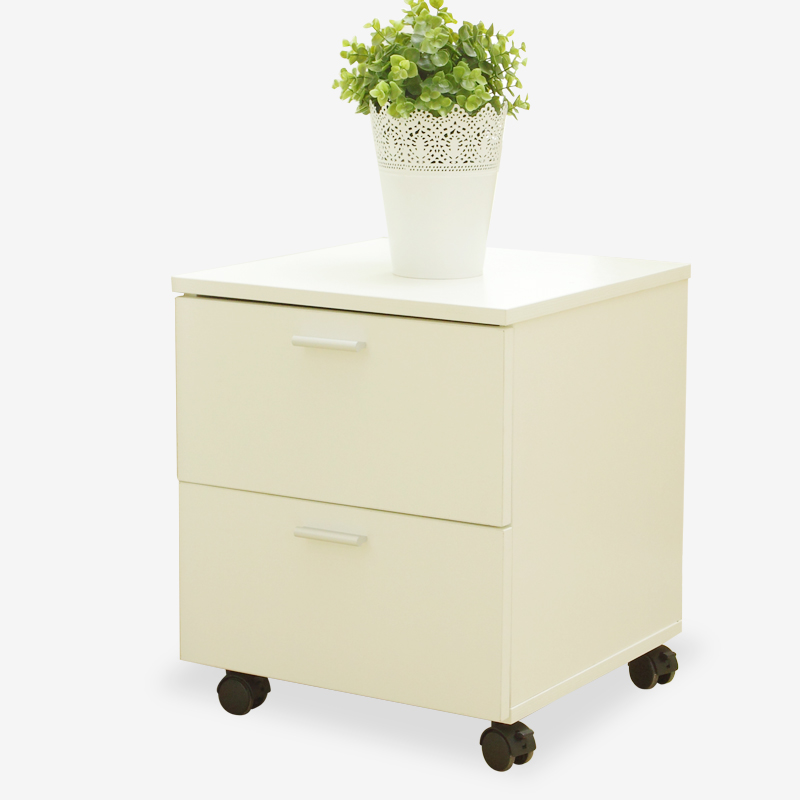 Middlese bedside cabinets Ivan with door removable drawer cabinet small apartment simple storage locker white