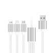 Huayi car charger line rose gold three-in-one charging line type-c Apple Andrews for the millet phone modified for
