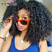 Brazilian Kinky Curly YYONG Hair Products 4 Bundles Wet And Wavy 8A Unprocessed Brazilian Virgin Hair Curly Bundles 8-30 Inch