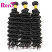 Deep Wave Peruvian Virgin Hair 3Bundles Wet&Wavy Human Hair Unprocessed Deep Curly Wave Human Hair Weave Extensions