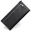 Seven wolves SEPTWOLVES handbags men&39s long wallet first layer of leather handbag soft leather business male card wallet 3A1764061-01 black