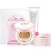 Card blue Carslan snail air cushion control cream gift box upgrade version regulating cream 145g make up 145g cool cool makeup cleansing cream 60g silk white