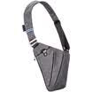 NIID FINO mens fitness Messenger bag sports&leisure backpack hiking riding shoulder bag multi-function small pockets chest bag gun bag digital storage bag left hand gray