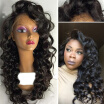 Loose Wave Lace Front Human Hair Wigs for Black Women 130 Density Brazilian lace front Human Hair With Baby Hair