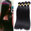Indian Virgin Hair Straight 3 Bundles Indian Straight Virgin Hair Cheveux Bresilien Raw Indian Hair Bundles Indian Straight Hair