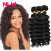 Bouncy Top Quality NLW Products Brazilian Virgin Hair Deep Wave 3 Bundles 8A Unprocessed Free Shipping Full&Thick