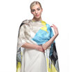 Mario Gucci MARJA KURKI long towel silk silk scarves Cupid yellow 1U450930