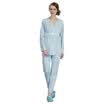 Pui Kiss Mimi Maids Pregnant Women V-Neck Lace Pajamas Home Service Sugar Set B7071 Blue 165 L