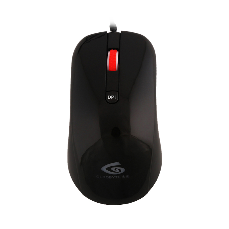 GCEOBYTE M600 USB Wired Mouse Black