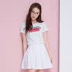 Semir T-shirt short-sleeved T-shirt female Slim Korean summer ladies round neck compassion 12216000355 bleach L