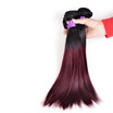 Christmas Deals 10A Grade Brazilian Virgin Hair Straight Burgundy Ombre Brazilian Hair Weave Bundles Brazillian Straight Hair