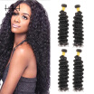 Malaysian Virgin Hair Malaysian Deep Wave 4 Bundles Virgin Hair Malaysian Deep Curly Human Hair Weave 4 Bundles Natural Black