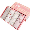 Red beans hongdou underwear ladies underwear 4 hit the color side of the package soft cotton cartoon printing briefs pants spring language 16585