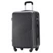 Y6 Trolley Case Caster Large Capacity Baggage Travel Box Boarding Passing ABS Zippered Boarding Box 20 &quot4720-20 Black
