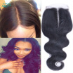Queen Hair Products DHL Free Top Closure Hair Lace Top Closure Swiss Lace 4x35 Body Wave Shedding & Tangle Free