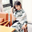 Jingdong supermarket one meter painting yarn yimihuasha lady silk scarf spring&summer silkworm silk scarf shawl pink orange