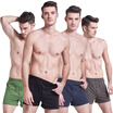 BXMAN loose men&39s underwear men&39s flat pants cotton knit Aloo business solid color four pants to increase the code combination of plain color 4 175L
