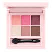 Juvenile spring CHIOTURE Ambilight six color eye shadow 3g 01 bare makeup easy to color anti-blooming eye shadow peach makeup