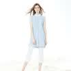 Wan Dian clothing WANDIAN long paragraph shirt female fresh thin sleeveless shirt 1162S02081 M