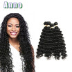Peruvian Virgin Hair Deep Wave deep Wave Virgin Hair Peruvian Deep Wave 4 Bundle Deals Peruvian Curly Hair Human Hair Extensions