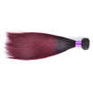 SAY ME Ombre Peruvian Straight Hair 1bBurgundy Human Hair Weave Bundles Two Tone Colored Red Hair Weft Extensions
