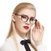 Jimmy Orange glasses glasses men&women TR90 round frame retro glasses glasses frame 305 BK black