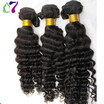 QDKZJ Brazilian Deep Wave Hair Weft 3pcs Lot Brazilian Virgin Hair 100 Virgin Brazilian Human Hair Weave Bundles Extensions