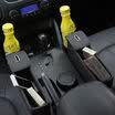 Huashi car storage box luxury models driving black single car glass cup holder card slot multi-function car supplies