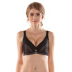 Urban beauty deep V bra under thin thick cups to adjust the bra underwear womens underwear 090548 deep purple 75A