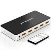 Shanze SAMZHE HV-604W HD HDMI switch four into a switch manual remote control switch 4 into a video sharing support 4Kx2K with picture in picture function