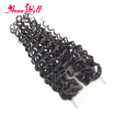 4"x4" Kinky Curly Lace Closure Grade 7A Indian Virgin Human Hair Slightly Bleached Knots Lace Closure Free23 Part Free Shipping