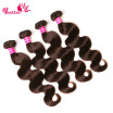 Bettehair 100 virgin Brazilian human Hair 8A Body Wave 4Bundles Human Hair 2 Dark Brown Color