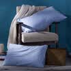 Langsha Bedding Home Textiles Cotton Pillow Case Pillow Pillow Pillow Pillow Pillow Pillow Pillow Blue Lake 40 60cm