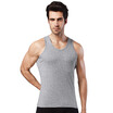 Heng Yuan Xiang ZC-303 Men&39s Vest Cotton Seal Gray Men&39s tight-fitting short-sleeved sweater sweater sports hurdles underwear Men&39s Slim-type elastic primer shirt 17095 L