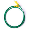 AMPC AMCOM AMCAT60810 YE Engineering Grade VI Cable CAT6 Gigabit Copper Oxygen Free Copper Network Crystal Head Connection Jumper 1 m Yellow Jacket