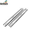 Hettich drawer track slide rails locker cabinets three rails rail chute silence thickened 16-inch steel color a pair of two