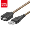 UNITEK usb extension line male to female 3 meters high-speed transmission data conversion line A public to A mother computer U disk mouse keyboard extension cable black Y-C417