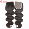Cy May Hair Brazillian Body Wave Lace Closure Bleached Knots Brazilian Lace Closure Body Wave Virgin Brazilian Body Wavy Closure