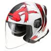 Tanked Racing Motorcycle Helmet Electric Battery Car Helmet Double Lens T597 Four Seasons Universal XXL Code White Demeanor