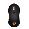 Hyundai HYUNDAI HY-G52 seven bond at the end of the breathable lamp comfortable feel gaming gaming office mouse black