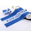 Gold towel home textile cotton sports towel running sweat big towel single fitness towel blue 160g 120 25cm