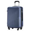 Y6 Trolley Case Caster Large Capacity Baggage Travel Box Boarding Pass Information ABS zipper boarding box 24 inch 4720-24 dark blue