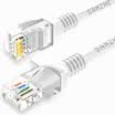 Shanze SAMZHE engineering grade six cable CAT6 pure copper gigabit 8-pin twisted pair jumpers 6 type RJ45 oxygen-free copper network cable BHE-6030 white 3 meters