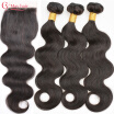 Malaysian Body Wave Bundles With Closure Grade 8a Malaysian Virgin Hair With Closure Unprocessed Body Wave With Lace Closure