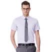 Fu Shen Virtue mercerized twill-free male short-sleeved shirt YCF30921054 light purple 41
