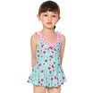Yizi EZI children&39s girls conjoined skirt swimsuit lovely pink lotus leaf 2-11 years old Ezi10061 watermelon flower 100cm
