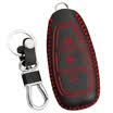 Huashi Toyota Highlander key bag hand sewing smart two-button black special steam key set keychain