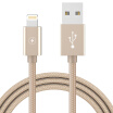 BIAZE MFi certified Apple 876 data cable 1 m gold mobile phone charger power cord iPhone5 6s 7 Plus 8 X new iPad Air Mini F01