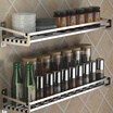 Ai heart still single-store sale sus304 stainless steel 10mm square tube kitchen racks storage multi-purpose pendant rack 100 15cm