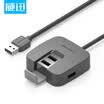 USB Vendor USB Divider One Duo Four Hub USB 20hub Laptop Converter Multi Interface Extender 1m Black VAS-J51-B100